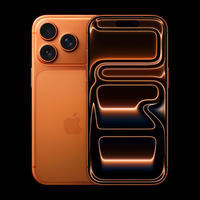iPhone 17 Pro Max laranja — foto ilustrativa